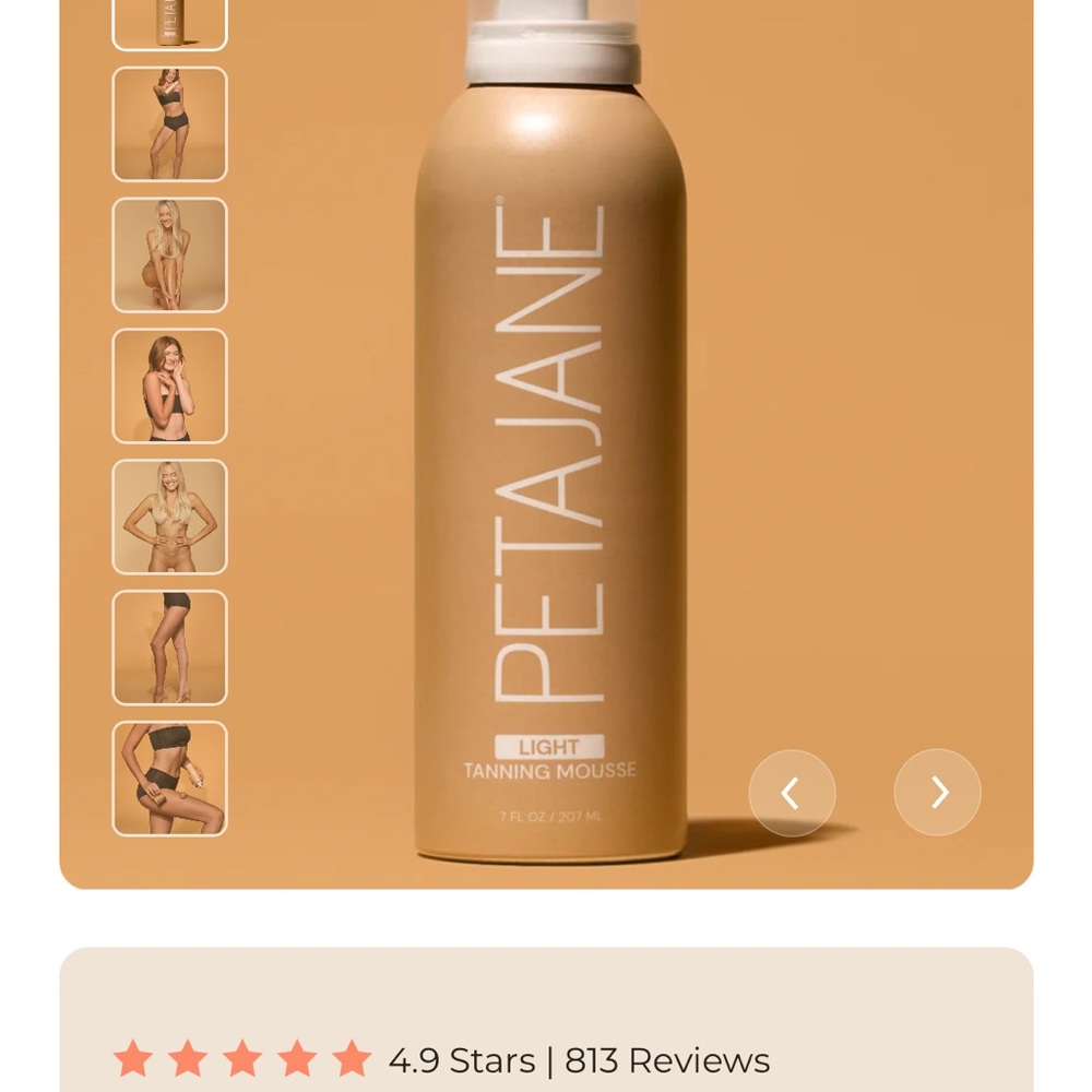 Light Tanning Mousse - Gold